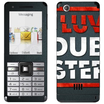   «I love Dubstep»   Sony Ericsson J105 Naite