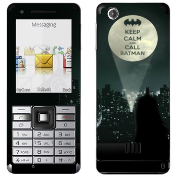   «Keep calm and call Batman»   Sony Ericsson J105 Naite