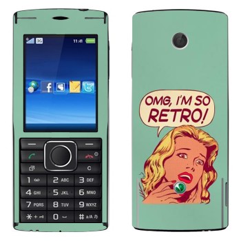   «OMG I'm So retro»   Sony Ericsson J108 Cedar