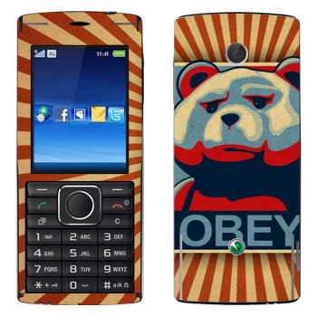   «  - OBEY»   Sony Ericsson J108 Cedar