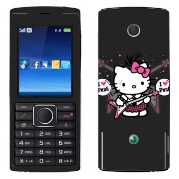   «Kitty - I love punk»   Sony Ericsson J108 Cedar