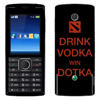   «Drink Vodka With Dotka»   Sony Ericsson J108 Cedar
