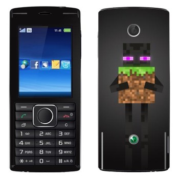   «Enderman - Minecraft»   Sony Ericsson J108 Cedar