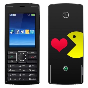   «I love Pacman»   Sony Ericsson J108 Cedar