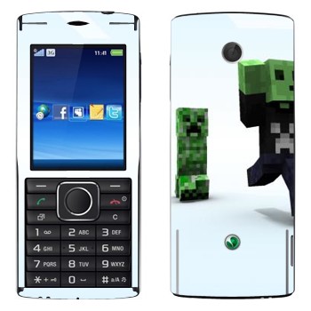   «Minecraft »   Sony Ericsson J108 Cedar