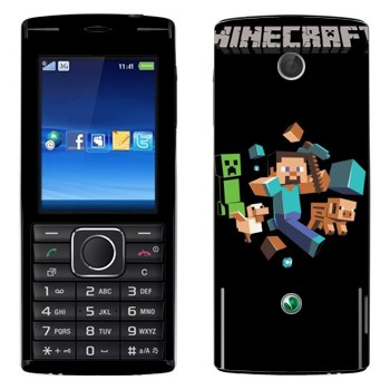   «Minecraft»   Sony Ericsson J108 Cedar