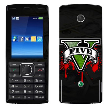   «GTA 5 - logo blood»   Sony Ericsson J108 Cedar