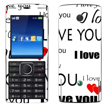   «I Love You -   »   Sony Ericsson J108 Cedar