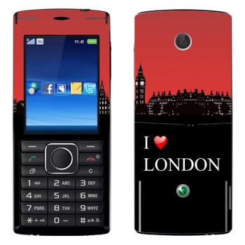   «I love London»   Sony Ericsson J108 Cedar