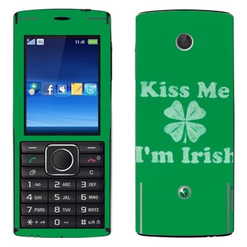   «Kiss me - I'm Irish»   Sony Ericsson J108 Cedar
