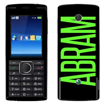   «Abram»   Sony Ericsson J108 Cedar