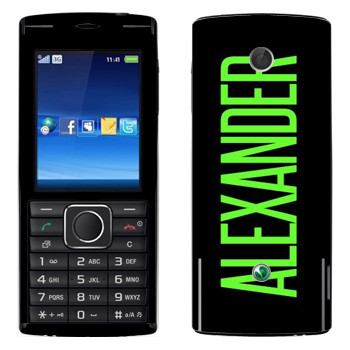   «Alexander»   Sony Ericsson J108 Cedar