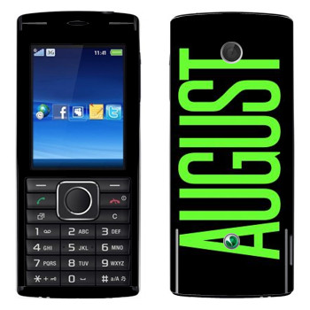   «August»   Sony Ericsson J108 Cedar