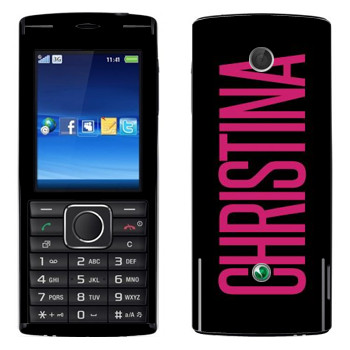   «Christina»   Sony Ericsson J108 Cedar