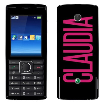   «Claudia»   Sony Ericsson J108 Cedar