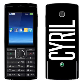   «Cyril»   Sony Ericsson J108 Cedar