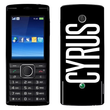   «Cyrus»   Sony Ericsson J108 Cedar
