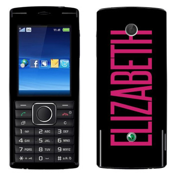   «Elizabeth»   Sony Ericsson J108 Cedar
