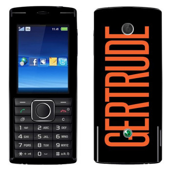   «Gertrude»   Sony Ericsson J108 Cedar