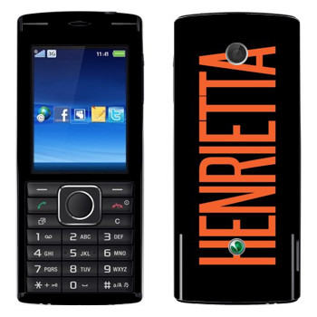   «Henrietta»   Sony Ericsson J108 Cedar