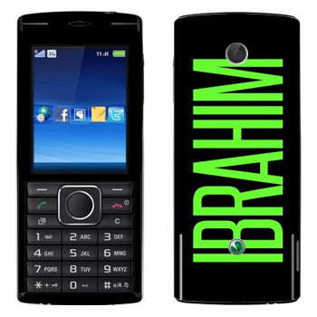   «Ibrahim»   Sony Ericsson J108 Cedar