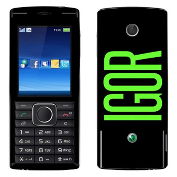   «Igor»   Sony Ericsson J108 Cedar