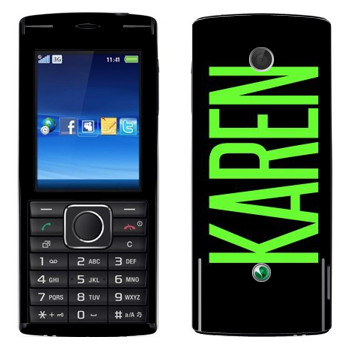   «Karen»   Sony Ericsson J108 Cedar