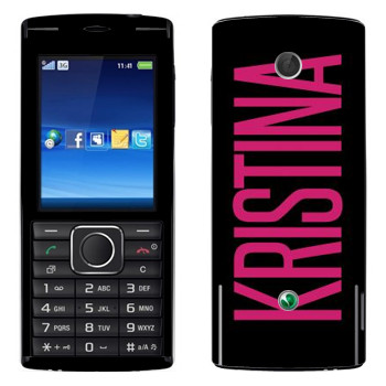  «Kristina»   Sony Ericsson J108 Cedar