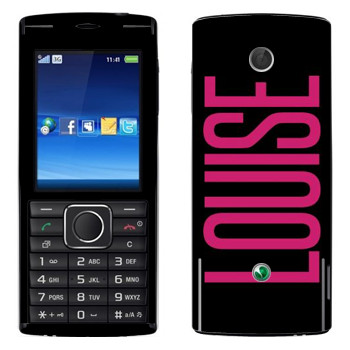   «Louise»   Sony Ericsson J108 Cedar