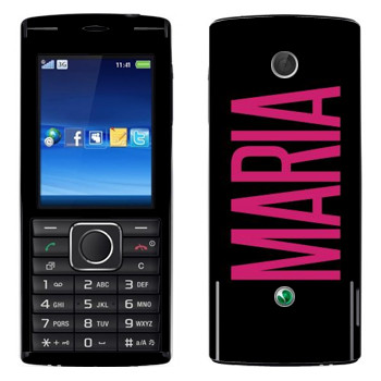   «Maria»   Sony Ericsson J108 Cedar