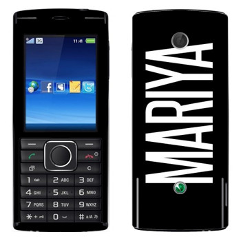   «Mariya»   Sony Ericsson J108 Cedar
