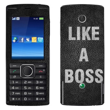   « Like A Boss»   Sony Ericsson J108 Cedar
