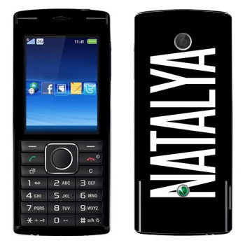   «Natalya»   Sony Ericsson J108 Cedar