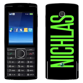   «Nichlas»   Sony Ericsson J108 Cedar