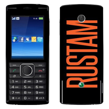   «Rustam»   Sony Ericsson J108 Cedar
