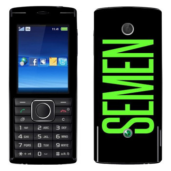   «Semen»   Sony Ericsson J108 Cedar