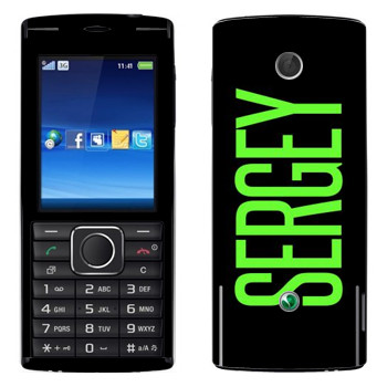   «Sergey»   Sony Ericsson J108 Cedar