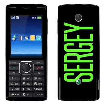   «Sergey»   Sony Ericsson J108 Cedar