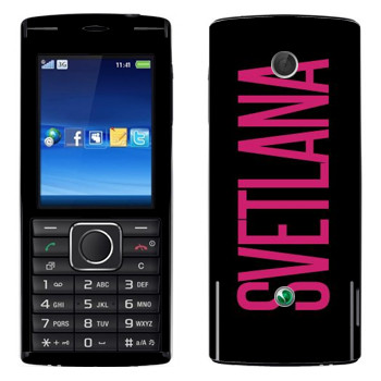   «Svetlana»   Sony Ericsson J108 Cedar