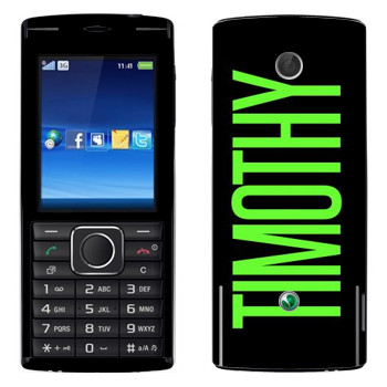   «Timothy»   Sony Ericsson J108 Cedar