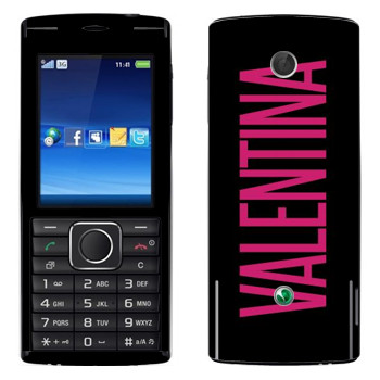   «Valentina»   Sony Ericsson J108 Cedar