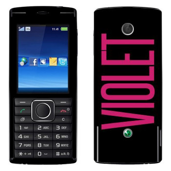  «Violet»   Sony Ericsson J108 Cedar