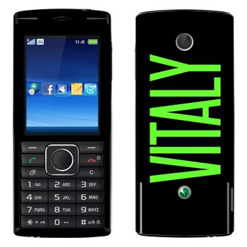   «Vitaly»   Sony Ericsson J108 Cedar