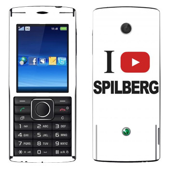   «I love Spilberg»   Sony Ericsson J108 Cedar