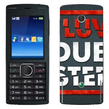   «I love Dubstep»   Sony Ericsson J108 Cedar