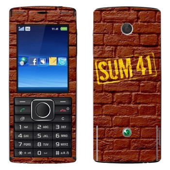   «- Sum 41»   Sony Ericsson J108 Cedar
