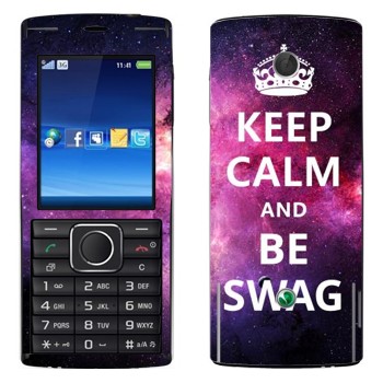   «Keep Calm and be SWAG»   Sony Ericsson J108 Cedar