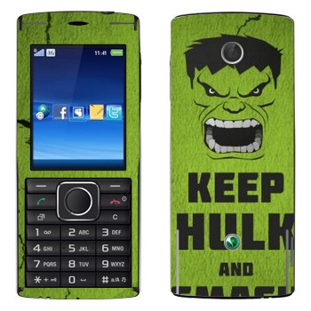   «Keep Hulk and»   Sony Ericsson J108 Cedar