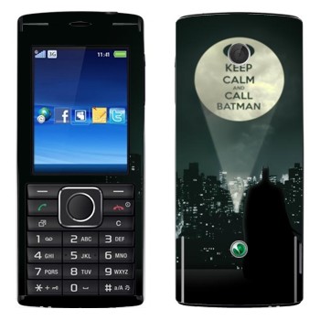   «Keep calm and call Batman»   Sony Ericsson J108 Cedar
