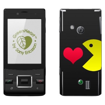   «I love Pacman»   Sony Ericsson J20 Hazel
